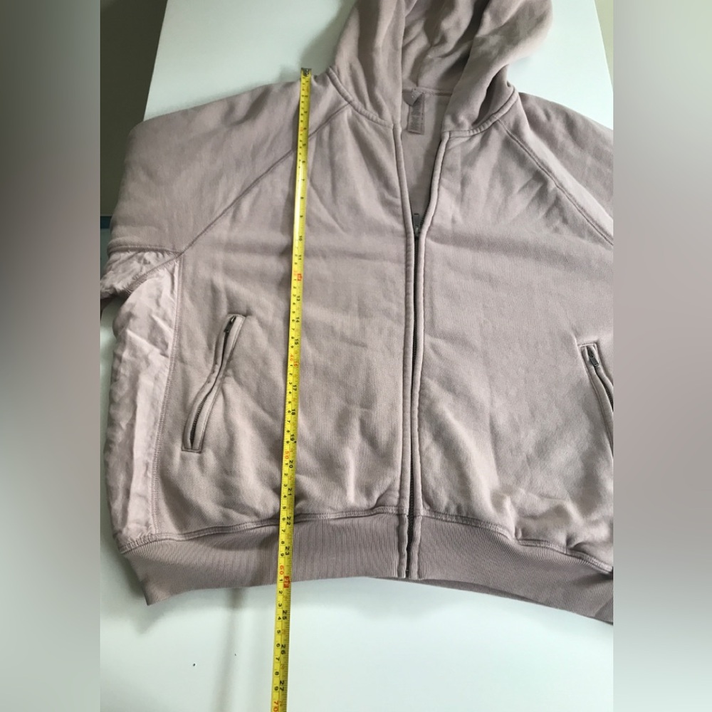 Skims Relaxed French Terry Zip Hoodie Size: S/P - Picture 12 of 14